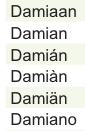 Spelling Damian