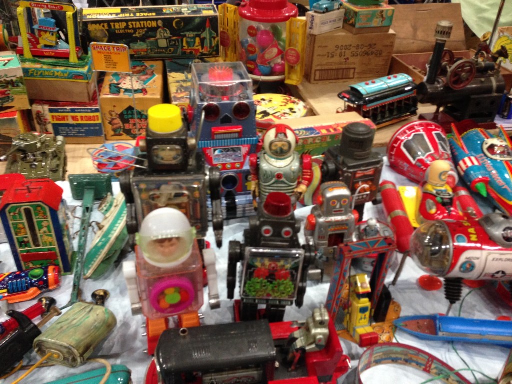 Robots op vintagebeurs